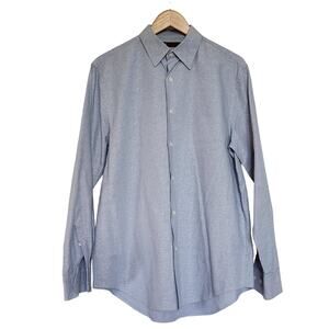Vintage Perry Ellis Long Sleeve Stripe / Paisley Men's Shirt Size M